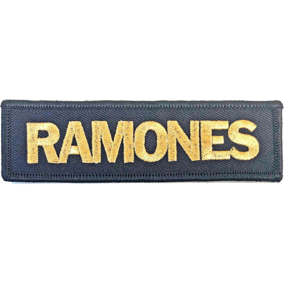 Ramones - Gold Logo Patch Aufnäher