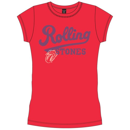 Rolling Stones, The - Team Logo Damen Shirt Gr. L