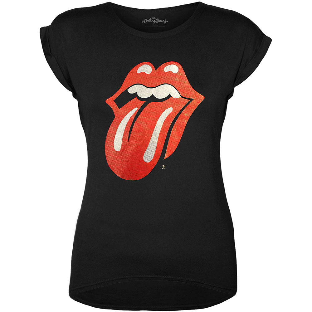The Rolling Stones - Classic Tongue Damen Shirt Gr. L