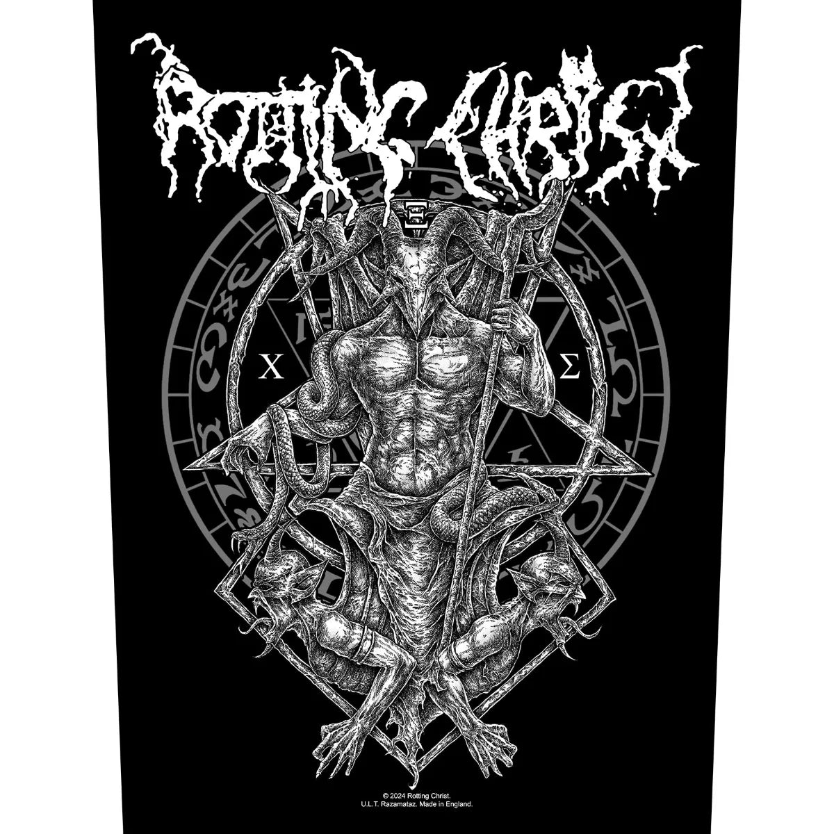 Rotting Christ - Hellenic Black Metal Backpatch Rückenaufnäher