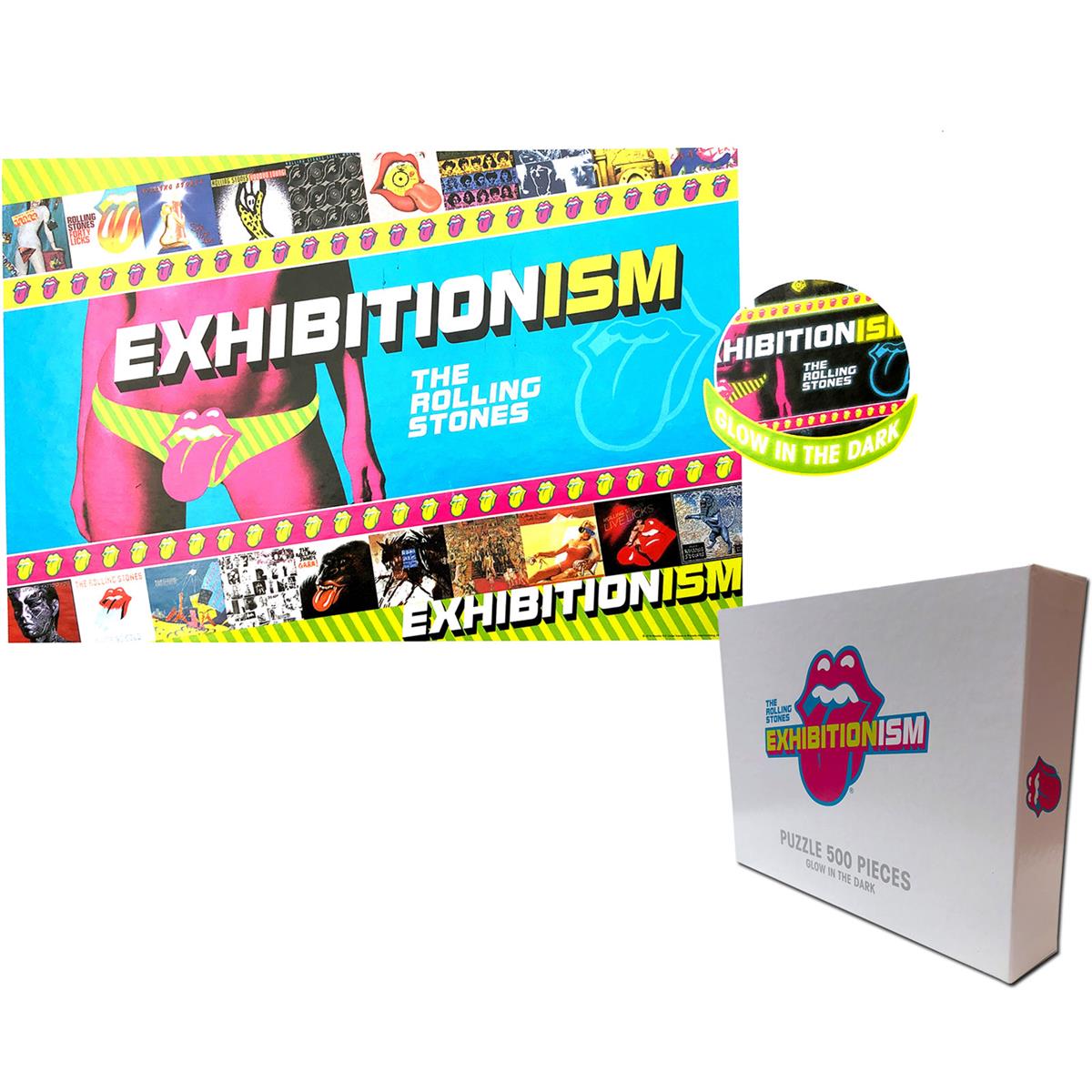 Rolling Stones - Exhibitionism - Glow In The Dark Puzzle (500 Pieces)