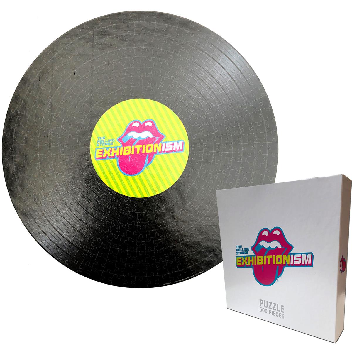 Rolling Stones - Exhibitionism Black Record Puzzle (500 Pieces)