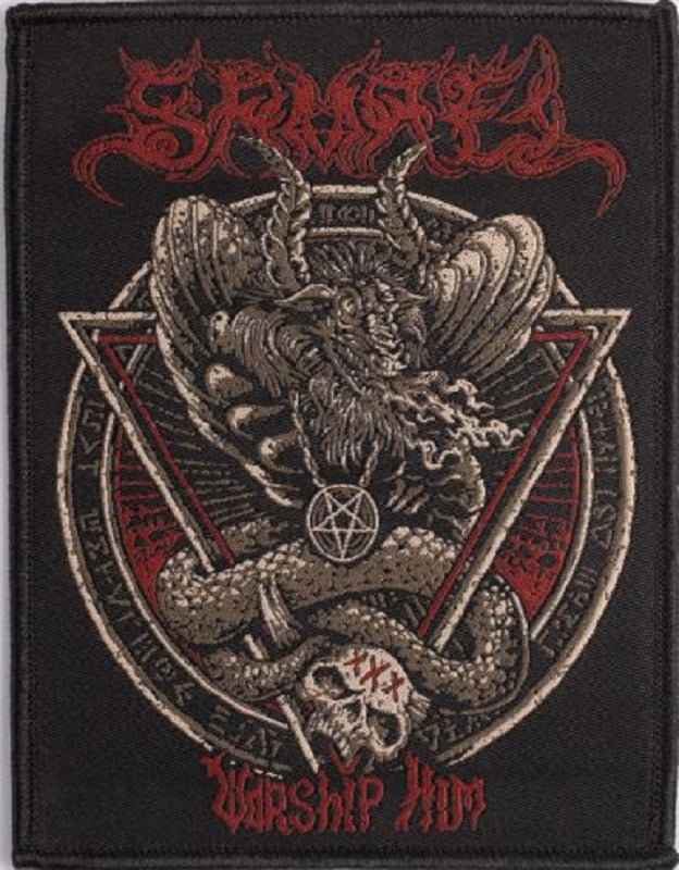 Samael - Worship Him Patch Aufnäher ca. 12x 9cm