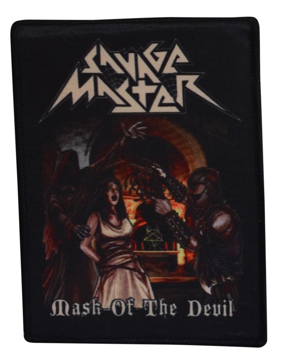Savage Master - Mask On The Devil Aufnäher Patch ca. 10x 13cm