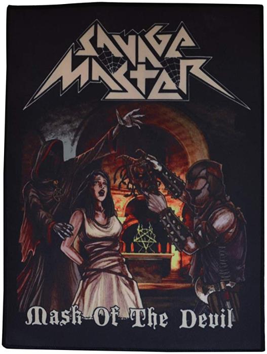 Savage Master - Mask Of The Devil Backpatch Rückenaufnäher