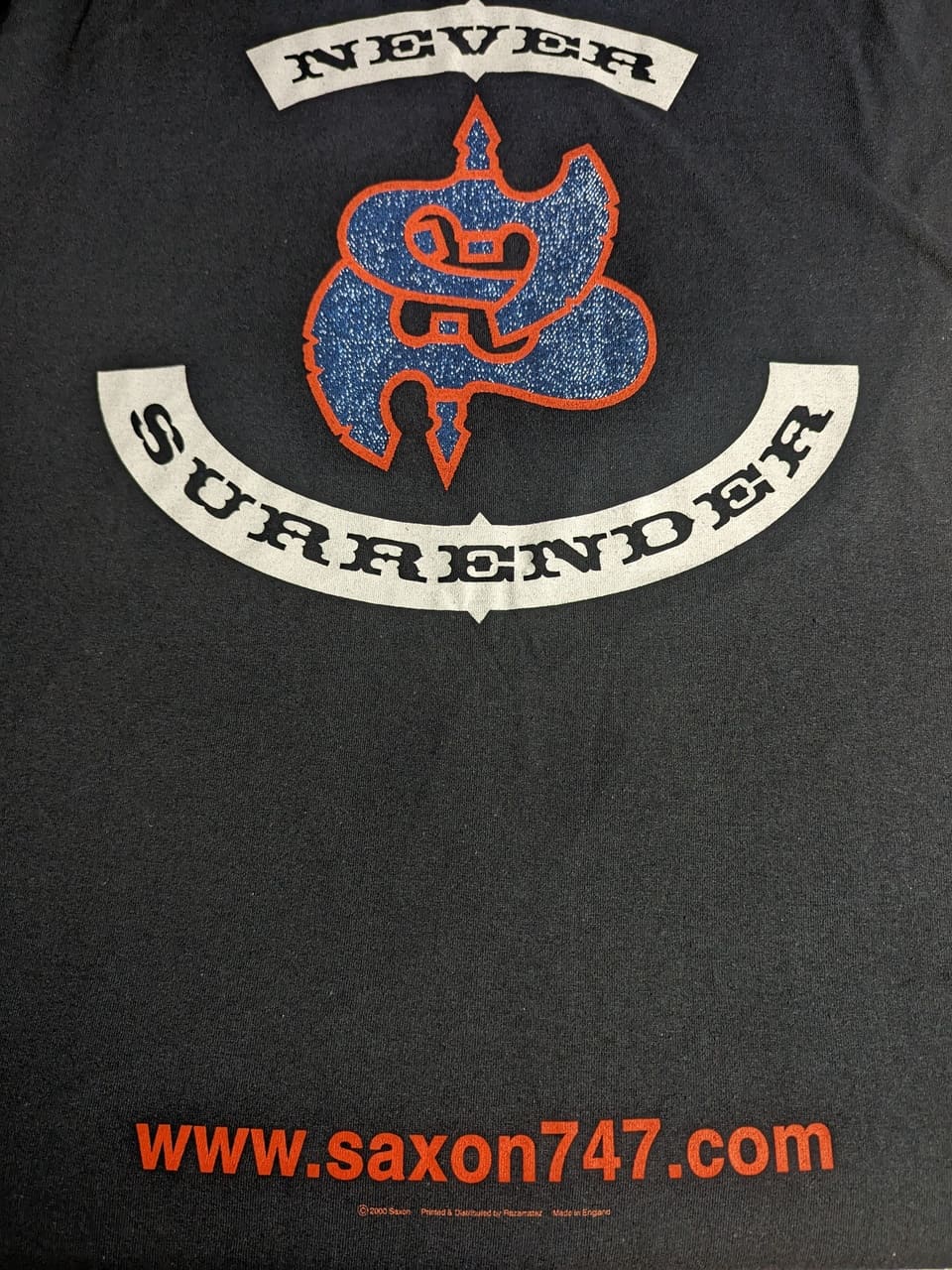 Saxon - Denim And Leather T-Shirt