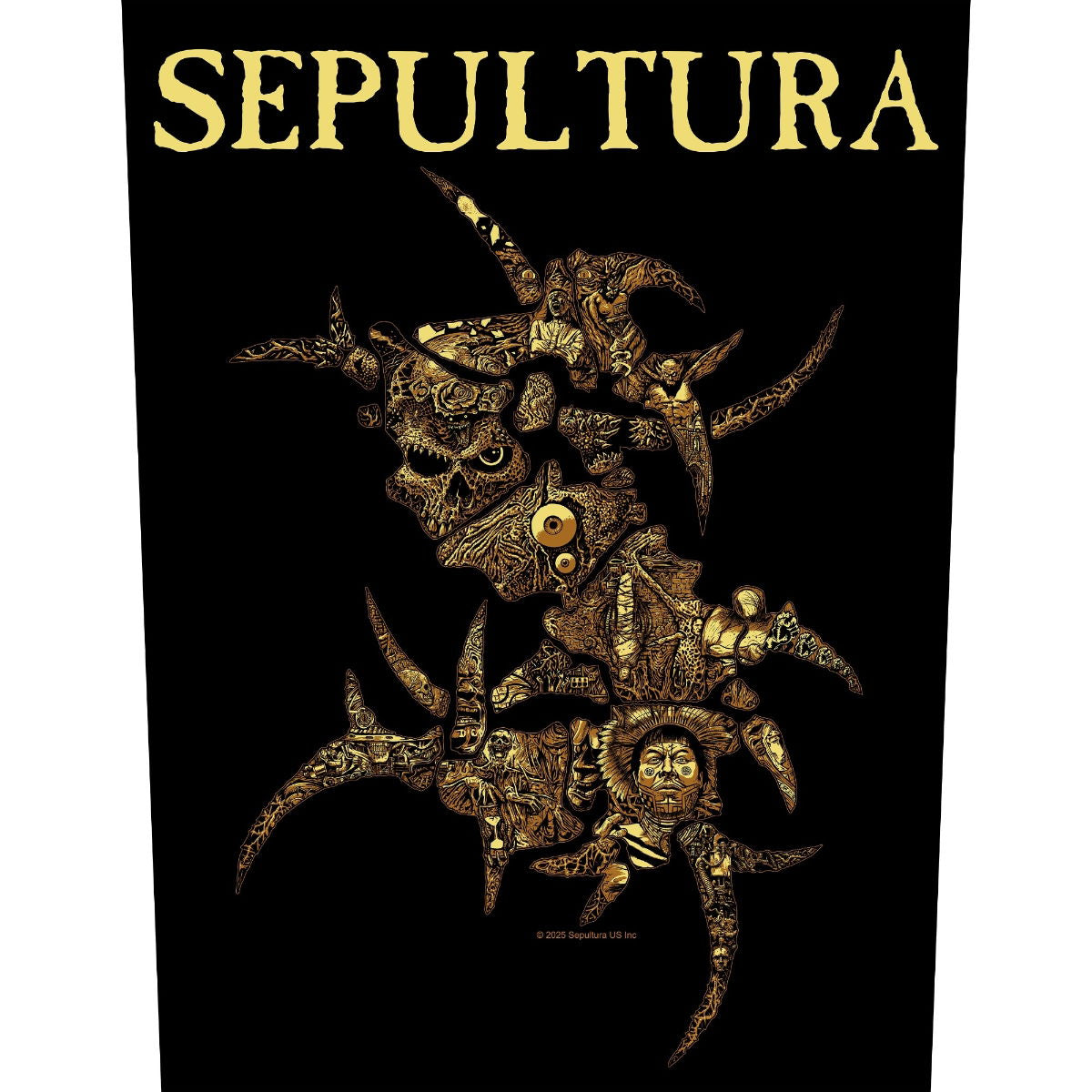Sepultura - Discography Backpatch Rückenaufnäher