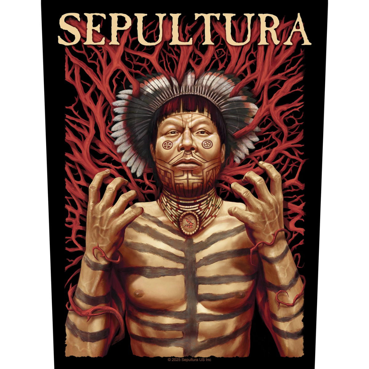 Sepultura - Roots Backpatch Rückenaufnäher