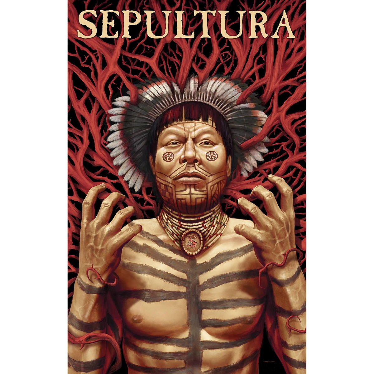 Sepultura - Roots Premium Posterflagge