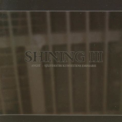 Shining - III Angst Vinyl