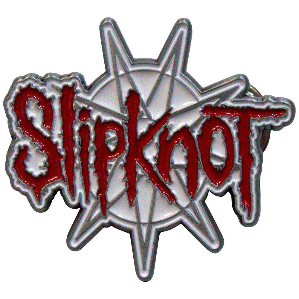 Slipknot - 9 Point Star RO Pin ca. 4cm