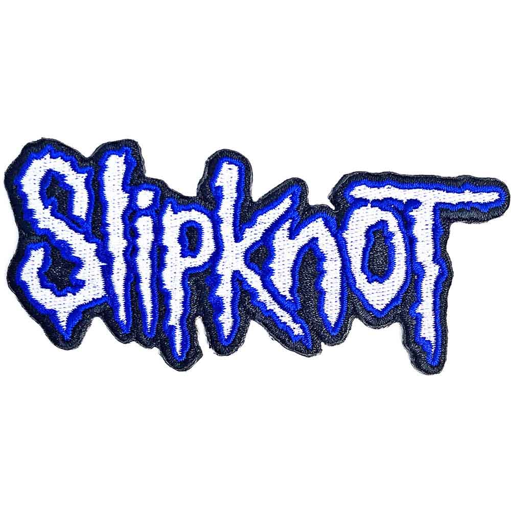 Slipknot - Blue Logo Cut-Out Patch Aufnäher