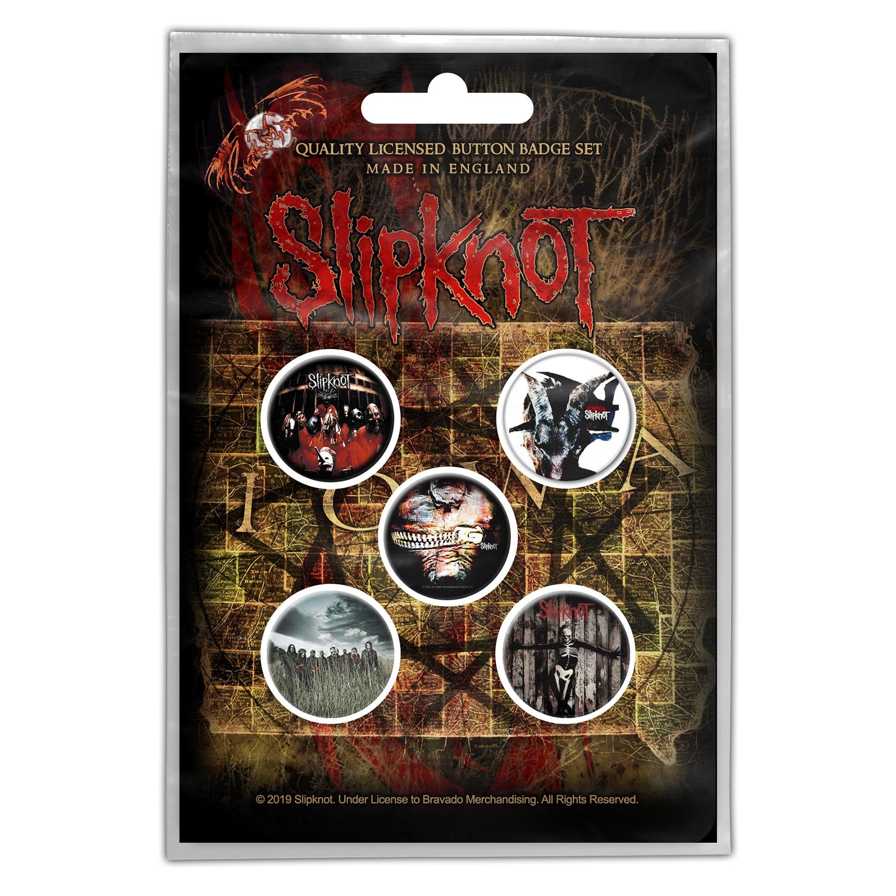 Slipknot - Albums Button-Set