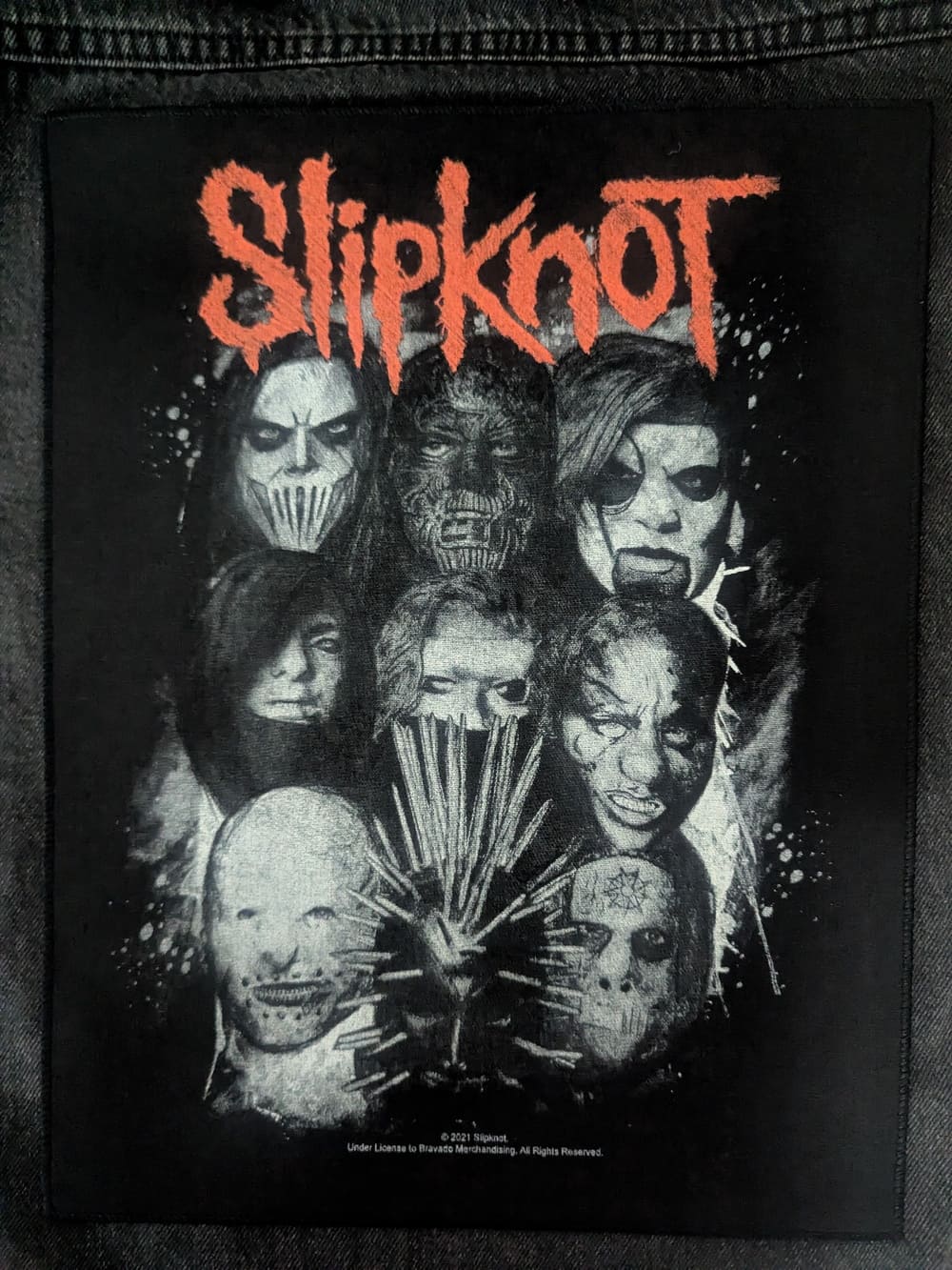 Slipknot - We Are Not Your Kinds Masks Backpatch Rückenaufnäher