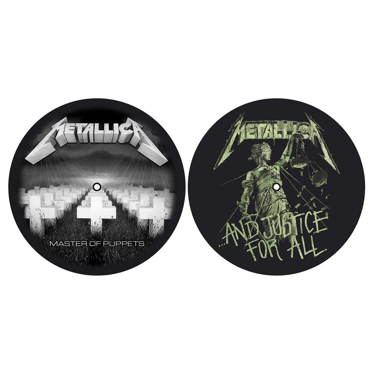 Metallica - Master Of Puppets / And Justice....Slipmats 2er Set