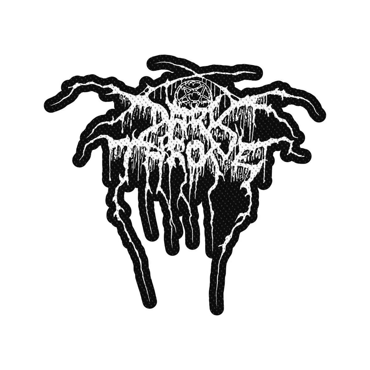 Darkthrone - Logo Cut-Out Patch Aufnäher ca. 9,5x 8,6cm