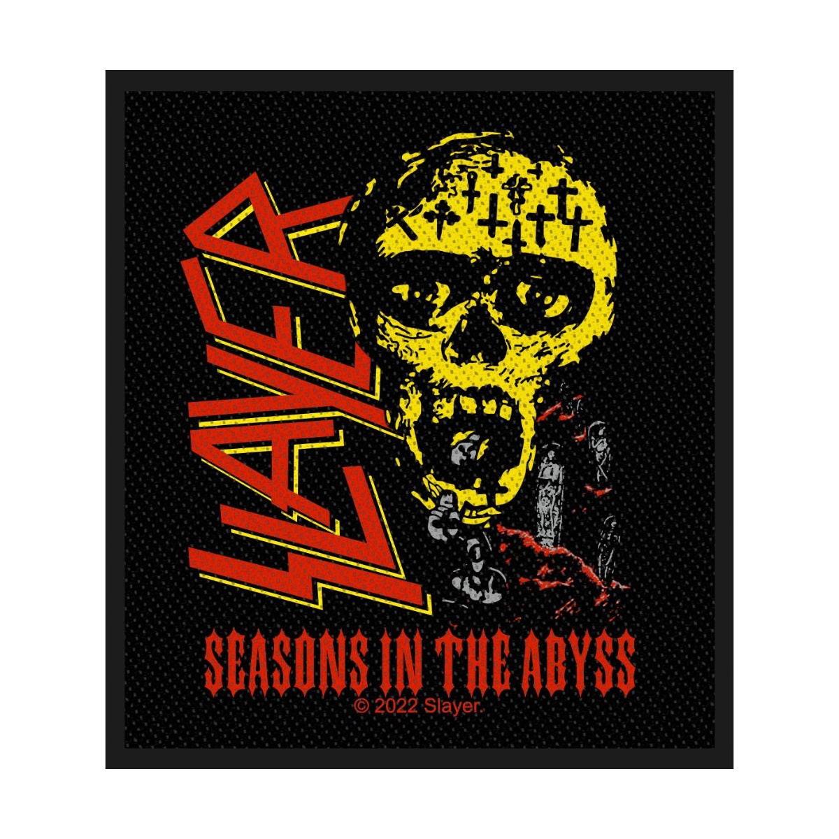 Slayer - Seasons In The Abyss Skull Patch Aufnäher