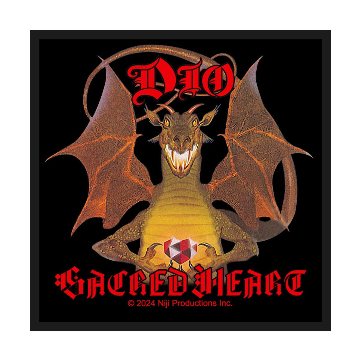 DIO - Sacred Heart Patch Aufnäher