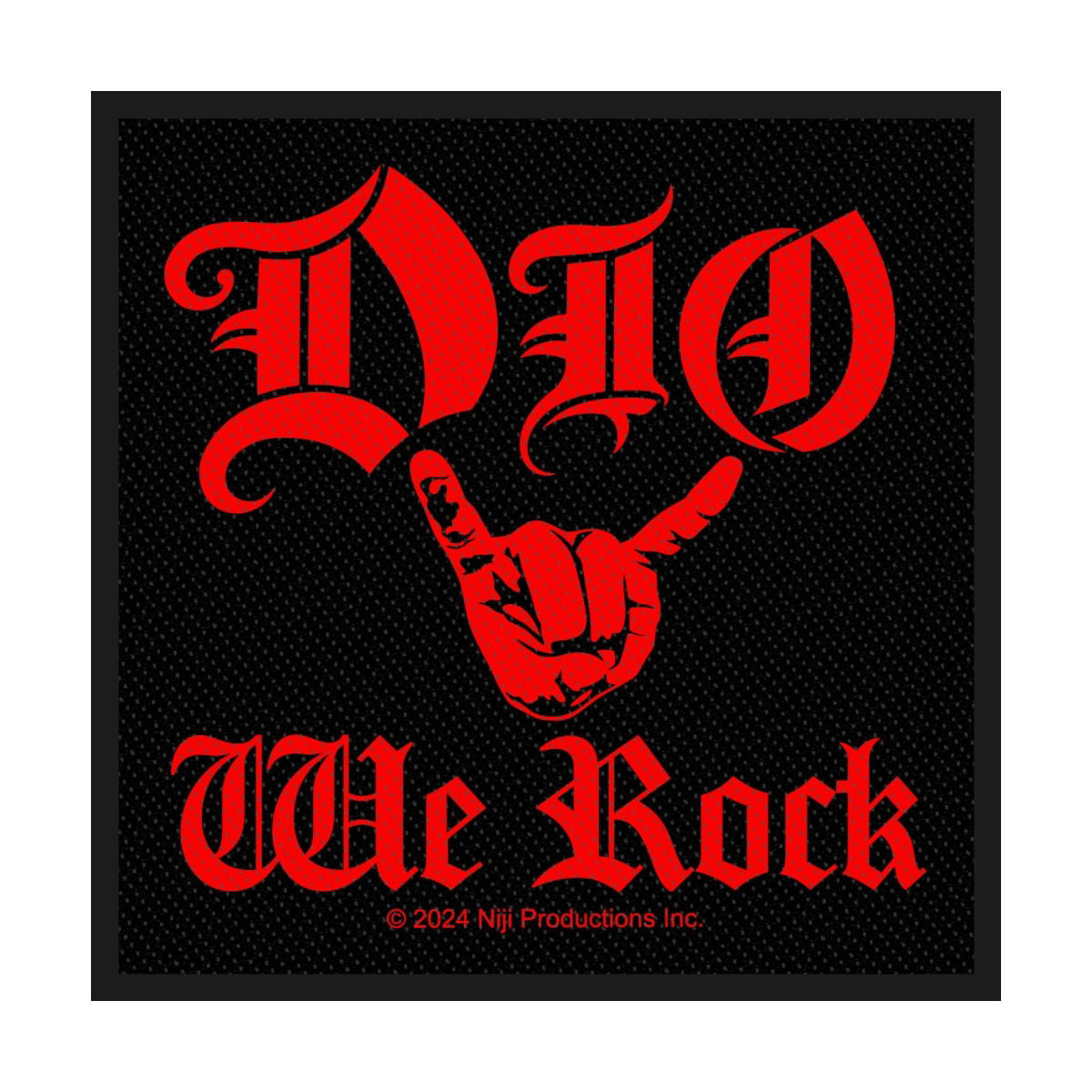 DIO - We Rock Patch Aufnäher