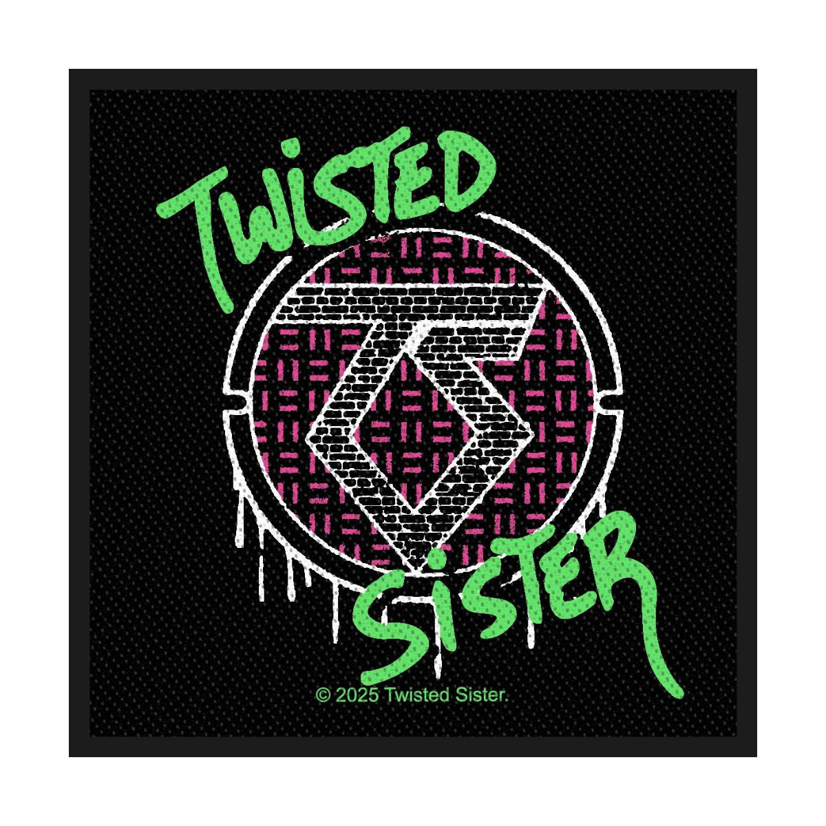 Twisted Sister - Spray Logo Patch Aufnäher
