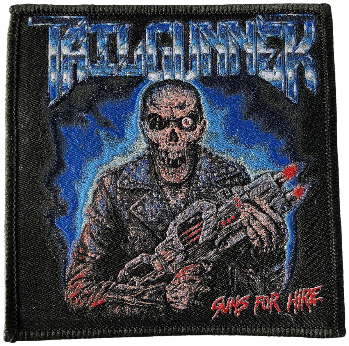Tailgunner - Guns For Hire Album Cover Aufnäher ca. 10x 9,8cm
