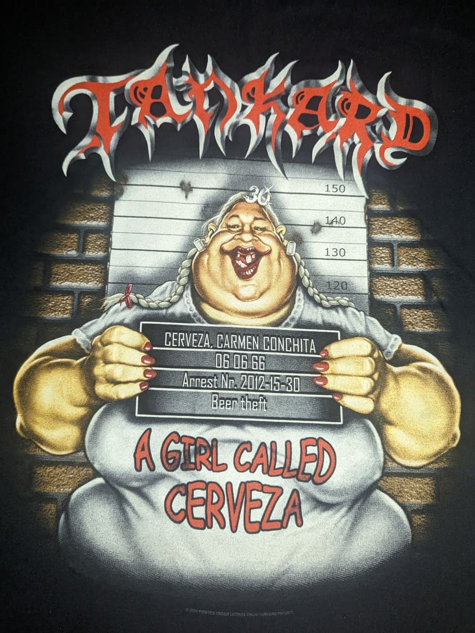Tankard - A Girl Called Cerveza T-Shirt