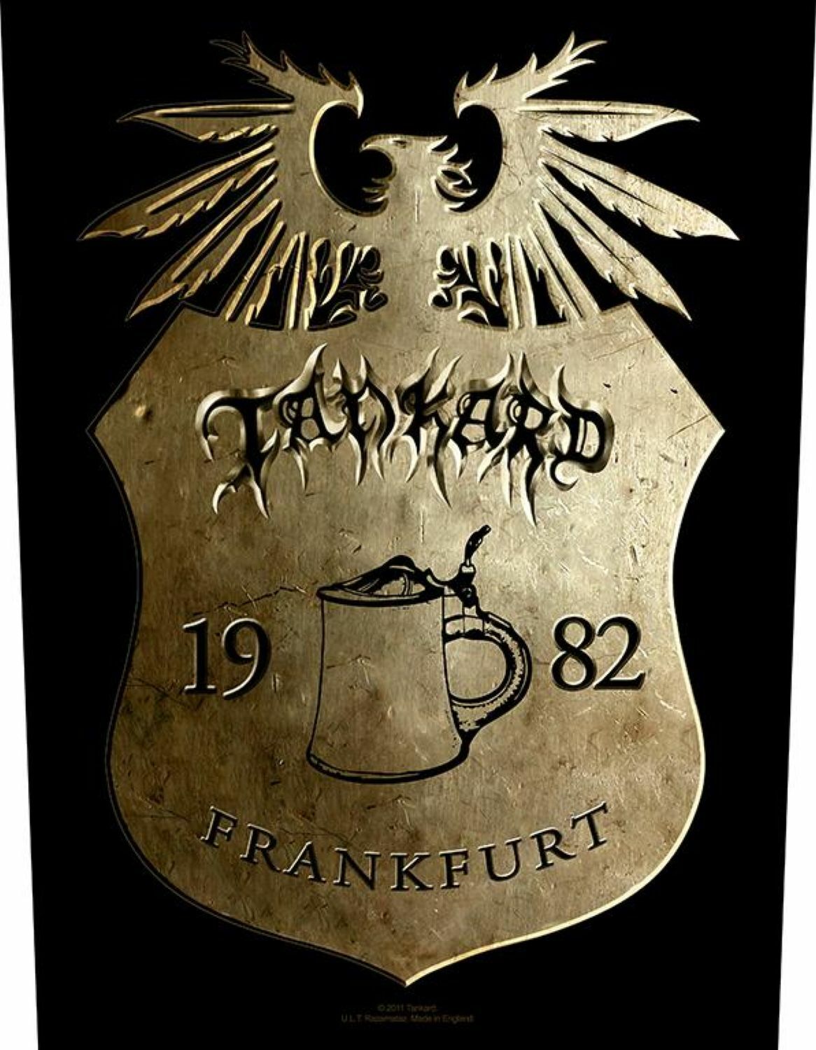 Tankard - Crest Backpatch Rückenaufnäher
