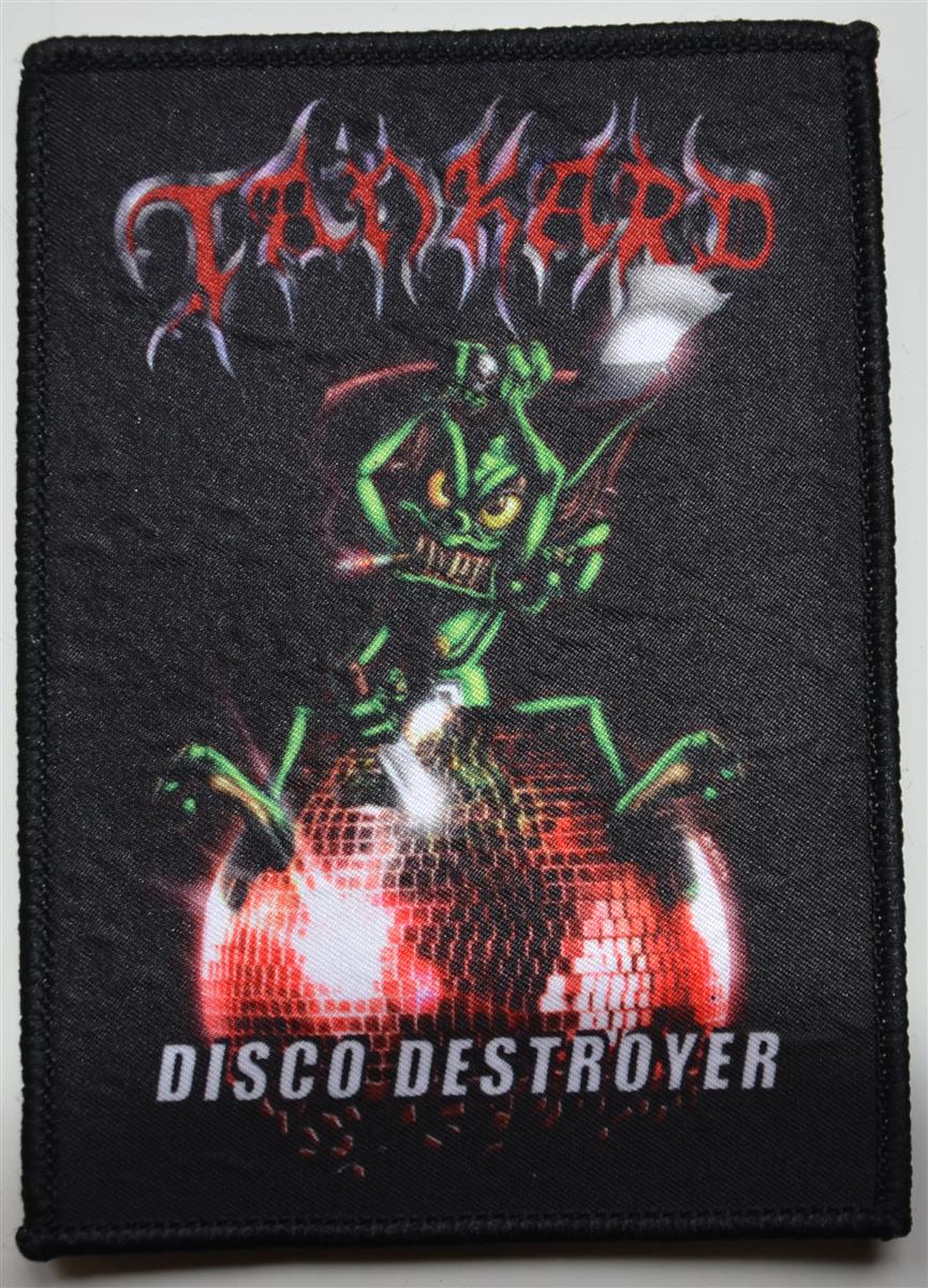 Tankard - Disco Destroyer KULT Aufnäher Patch ca. 8,2x 11,6cm