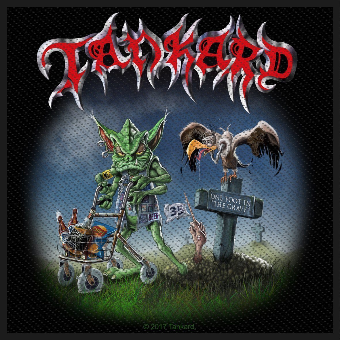 Tankard - One Foot In The Grave Patch Aufnäher