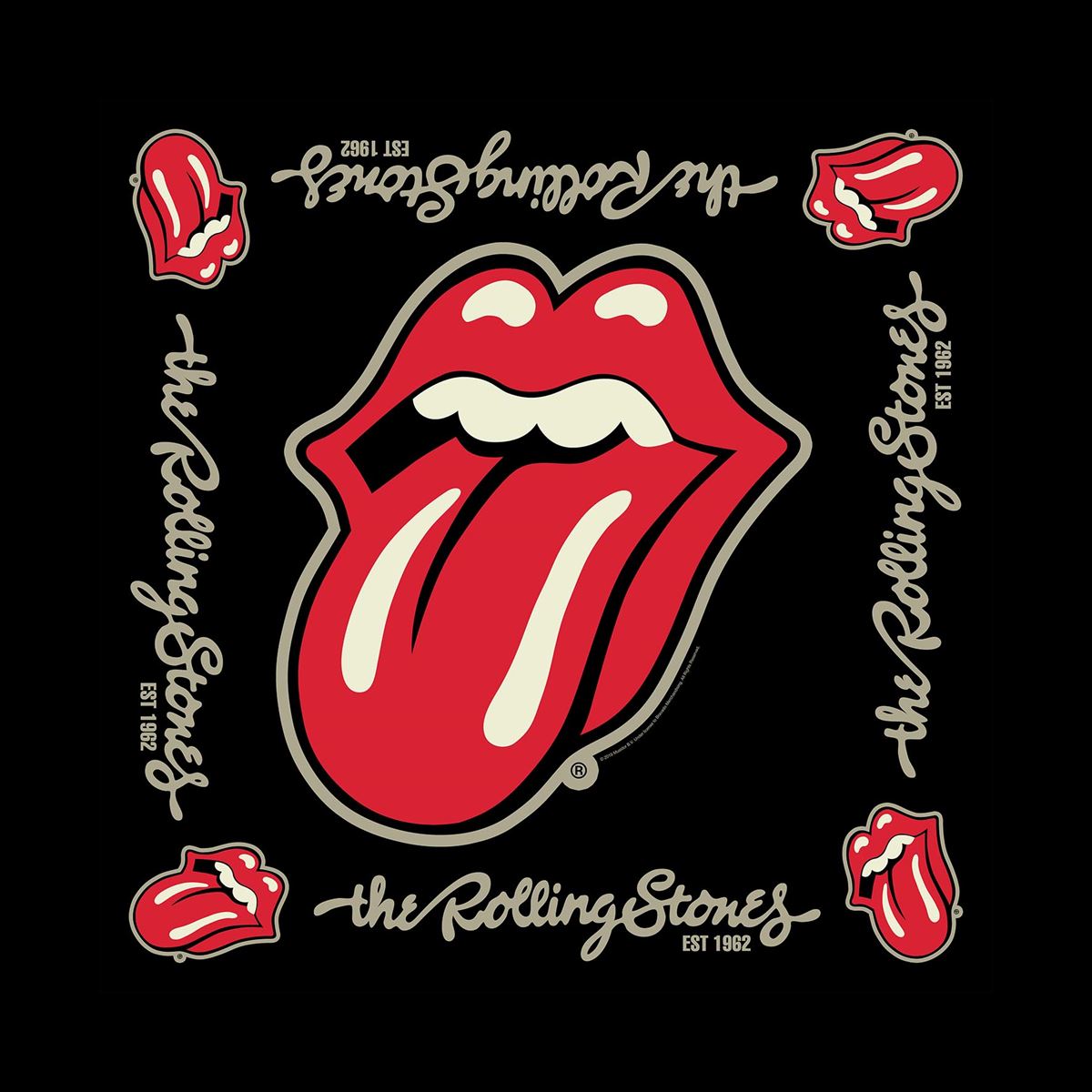 The Rolling Stones - Est. 1962 Kopftuch Bandana
