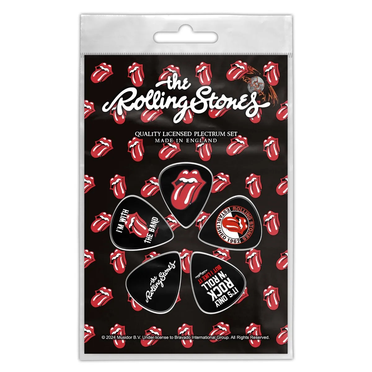 Rolling Stones - Tongue Plektrum-Set