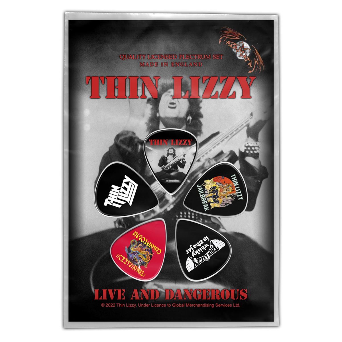 Thin Lizzy - Live And Dangerous Plektrum-Set