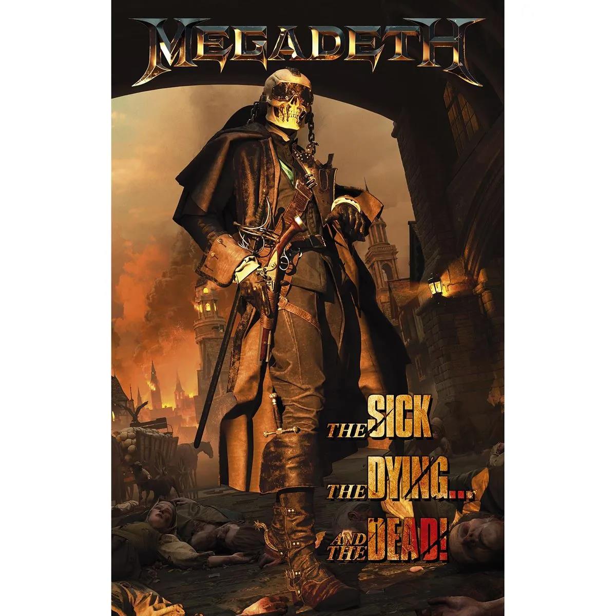 Megadeth - The Sick, The Dying And The Dead Premium Posterflagge