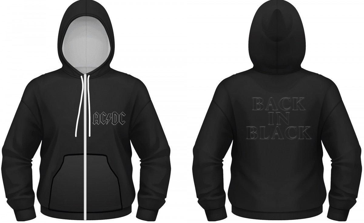 AC/DC - Back In Black Kapuzenjacke