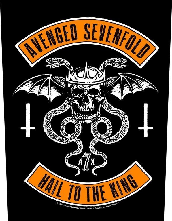 Avenged Sevenfold - Biker Backpatch Rückenaufnäher