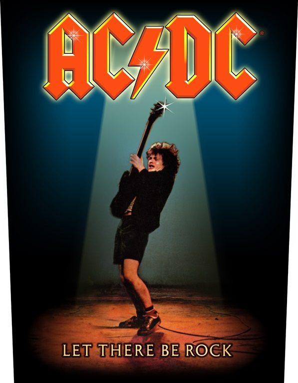 AC/DC - Let There Be Rock Backpatch Rückenaufnäher