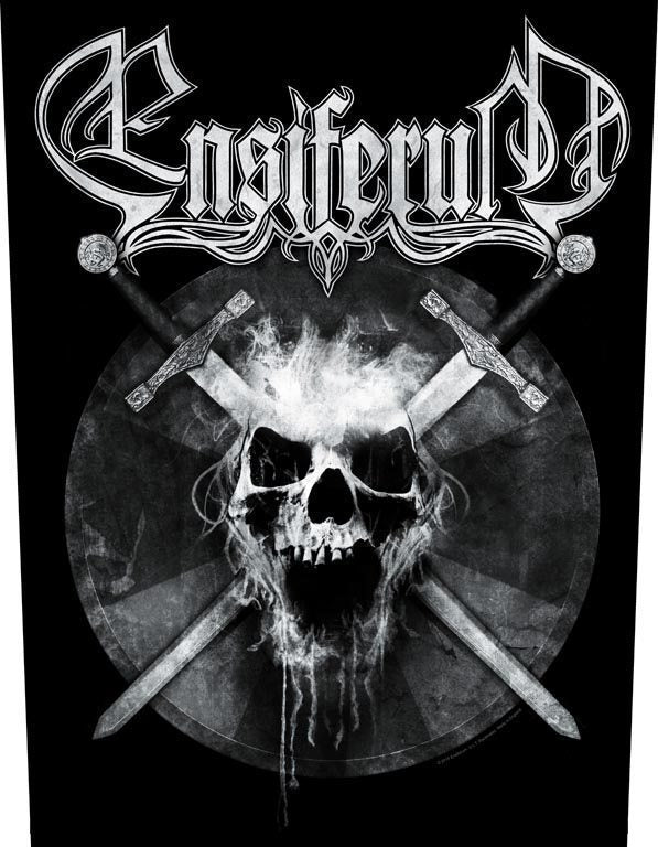 Ensiferum - Skull Backpatch Rückenaufnäher - Official Merch