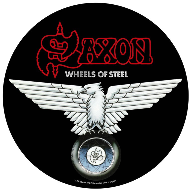 Saxon - Wheels Of Steel Backpatch Rückenaufnäher