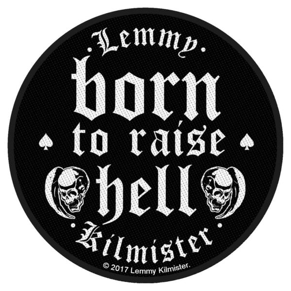 Motörhead - Lemmy - Born To Raise Hell Rückenaufnäher