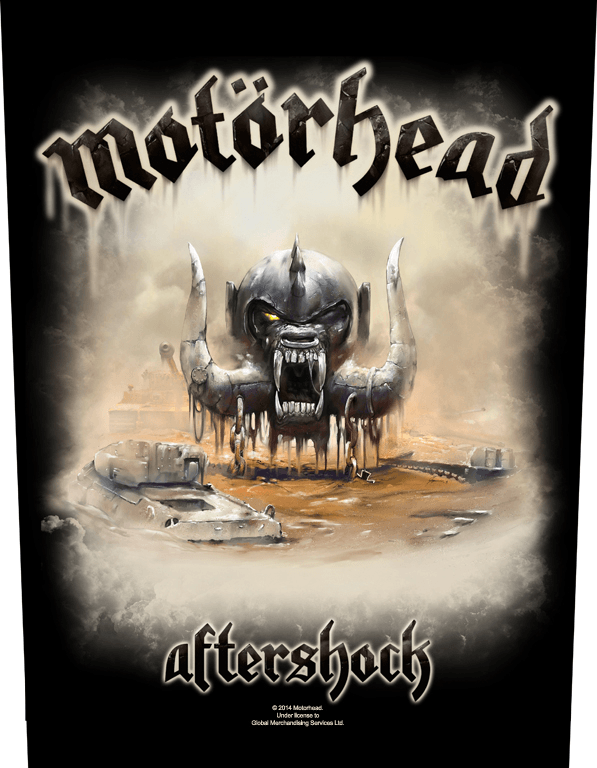 Motörhead - Afterschock Backpatch Rückenaufnäher