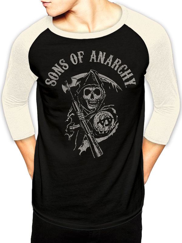 Film - Sons Of Anarchy - Reaper Baseball Shirt