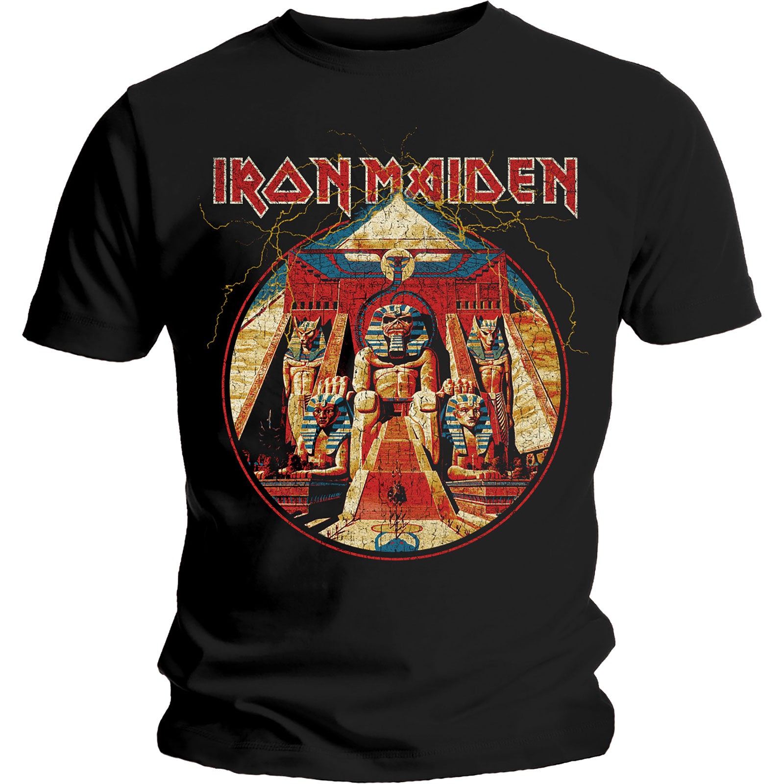 Iron Maiden - Powerslave Lightning T-Shirt