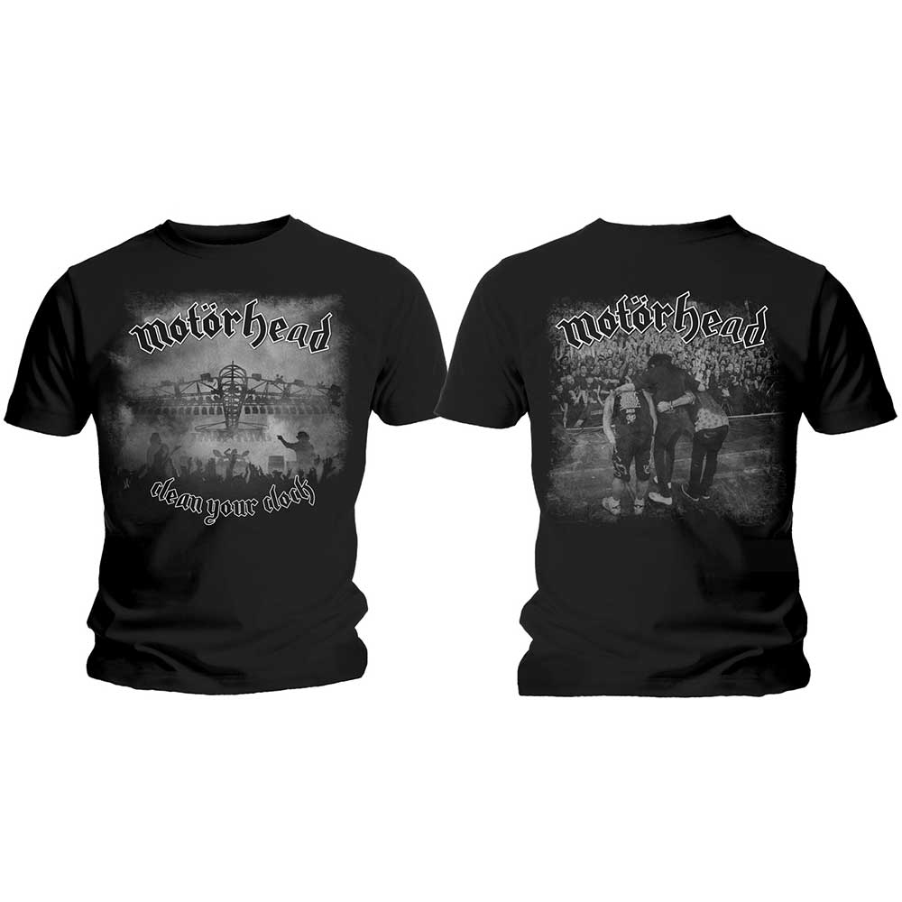 Motörhead - Clean Your Clock B&W T-Shirt