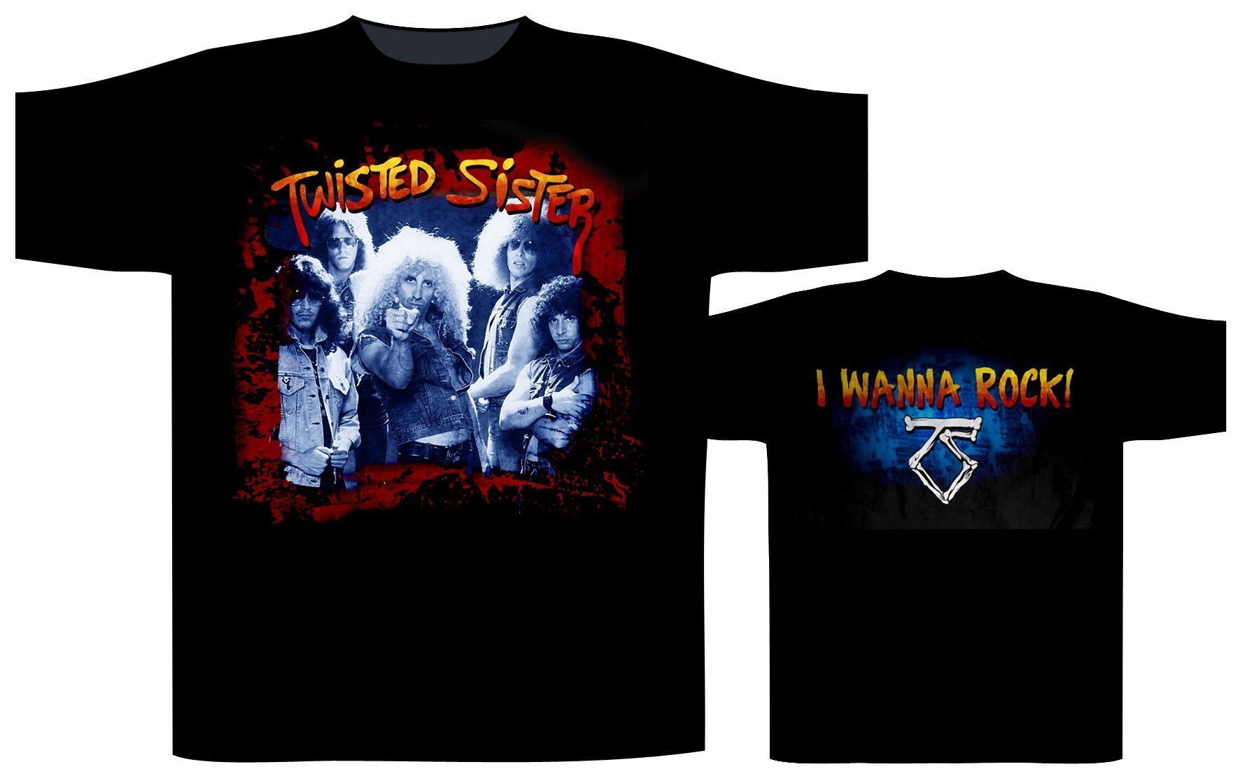 Twisted Sister - I Wann Rock T-Shirt