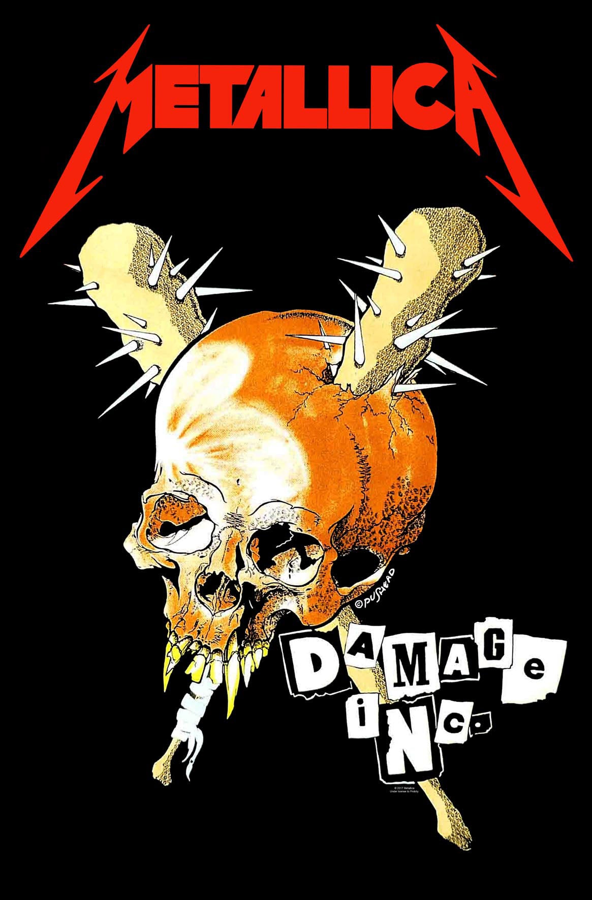 Metallica - Damage Inc. Posterflagge