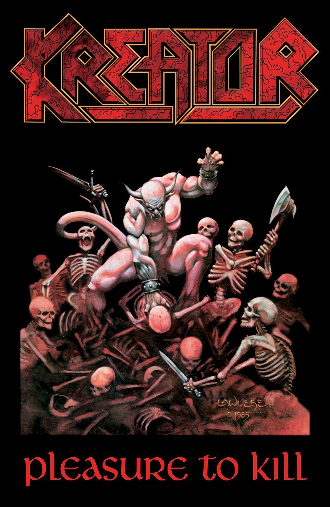 Kreator - Pleasure To Kill Posterflagge