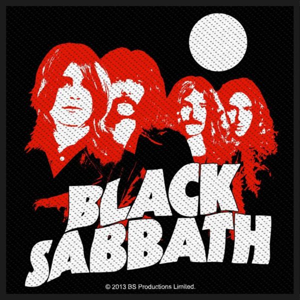 Black Sabbath - Red Portraits Aufnäher