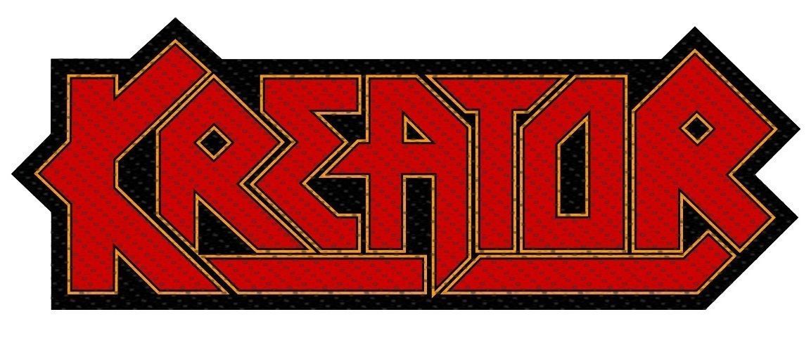 Kreator - Red Logo Cut Out Aufnäher
