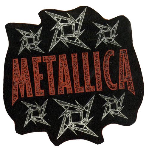 Metallica - Logo Stars Sticker/Aufkleber
