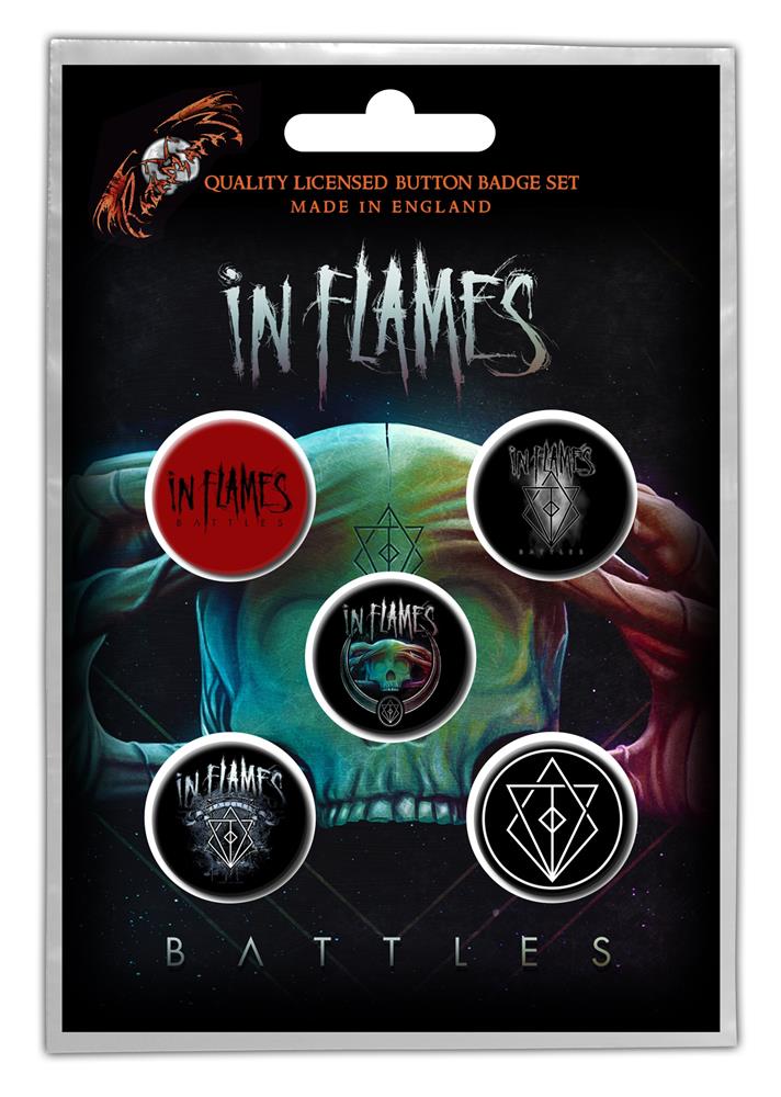 In Flames - Battles Button-Set